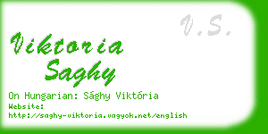 viktoria saghy business card